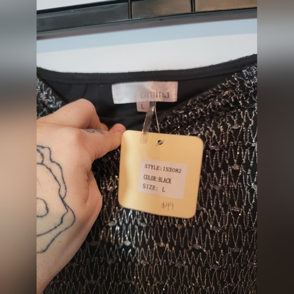 Sparkly mini skirt, brand new with tags - Picture 3 of 4